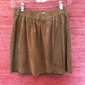Aritzia suede mini skirt